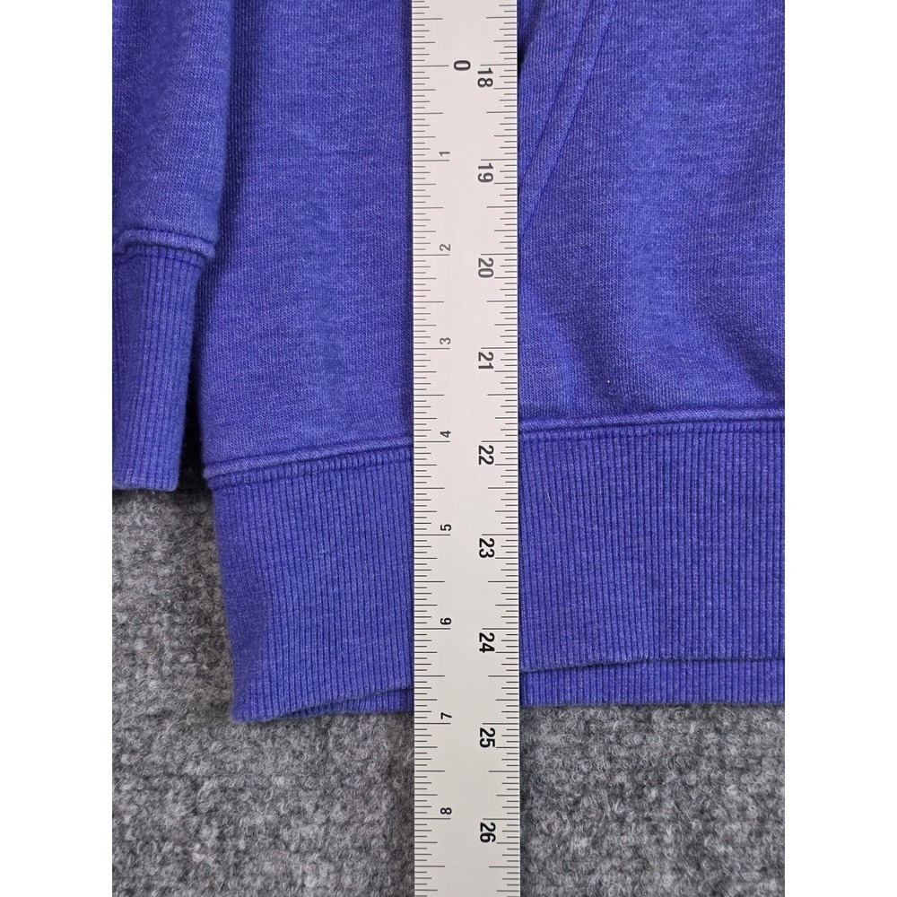 The North Face Sweatshirt Womens Medium Purple Heather Logo Pullover Hoodie - Picture 3 of 11